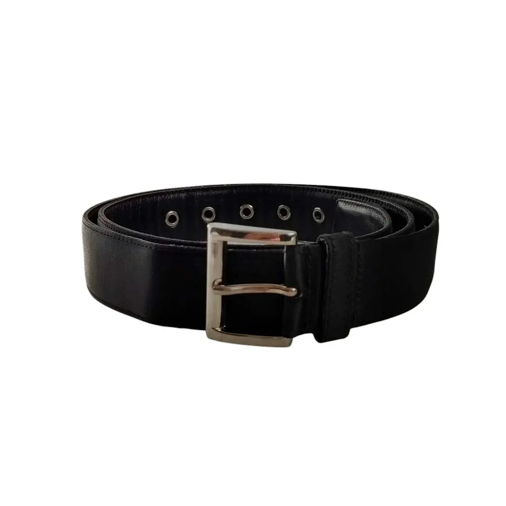 PRADA プラダ サテン レザー ピンバックルベルト 1C3890 32 80cm ブラックの買取実績【2025年8月買取】