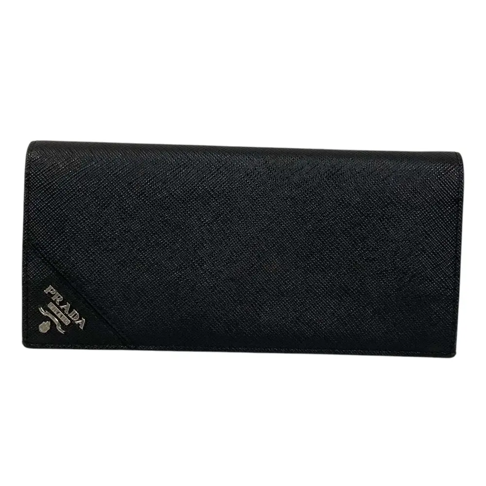 PRADA プラダ サフィアーノレザー ロングウォレット 2MV836 ブラック