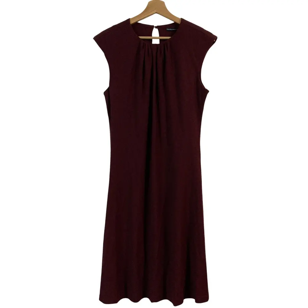 RALPH LAUREN SPORT ラルフローレンスポーツ ノースリーブギャザーワンピース サイズM パープル