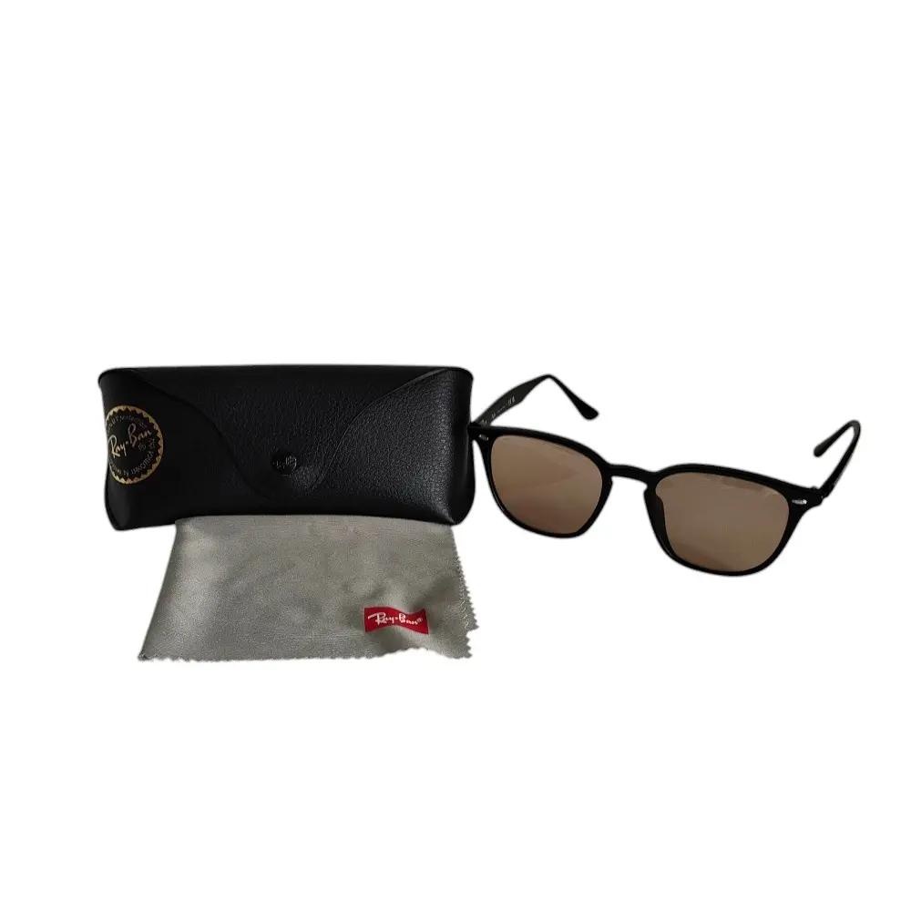 Ray-Ban レイバン RB4258-F フルフィット セルフレーム ウェリントン サングラス アイウェア 52□20-150 ブラック ブラウン