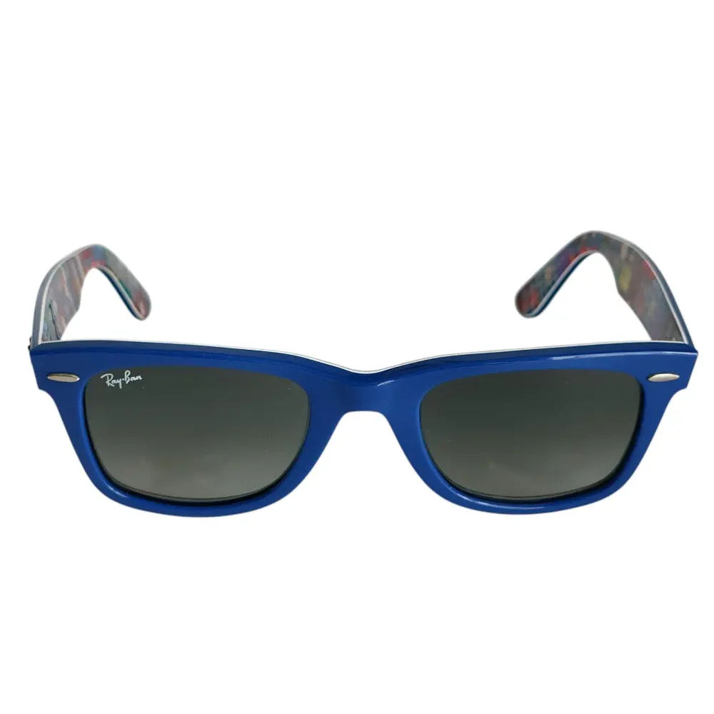 Ray-Ban レイバン スペシャルシリーズ ウェイファーラー セルフレーム サングラス アイウェア RB2140 1134/71 ブルー