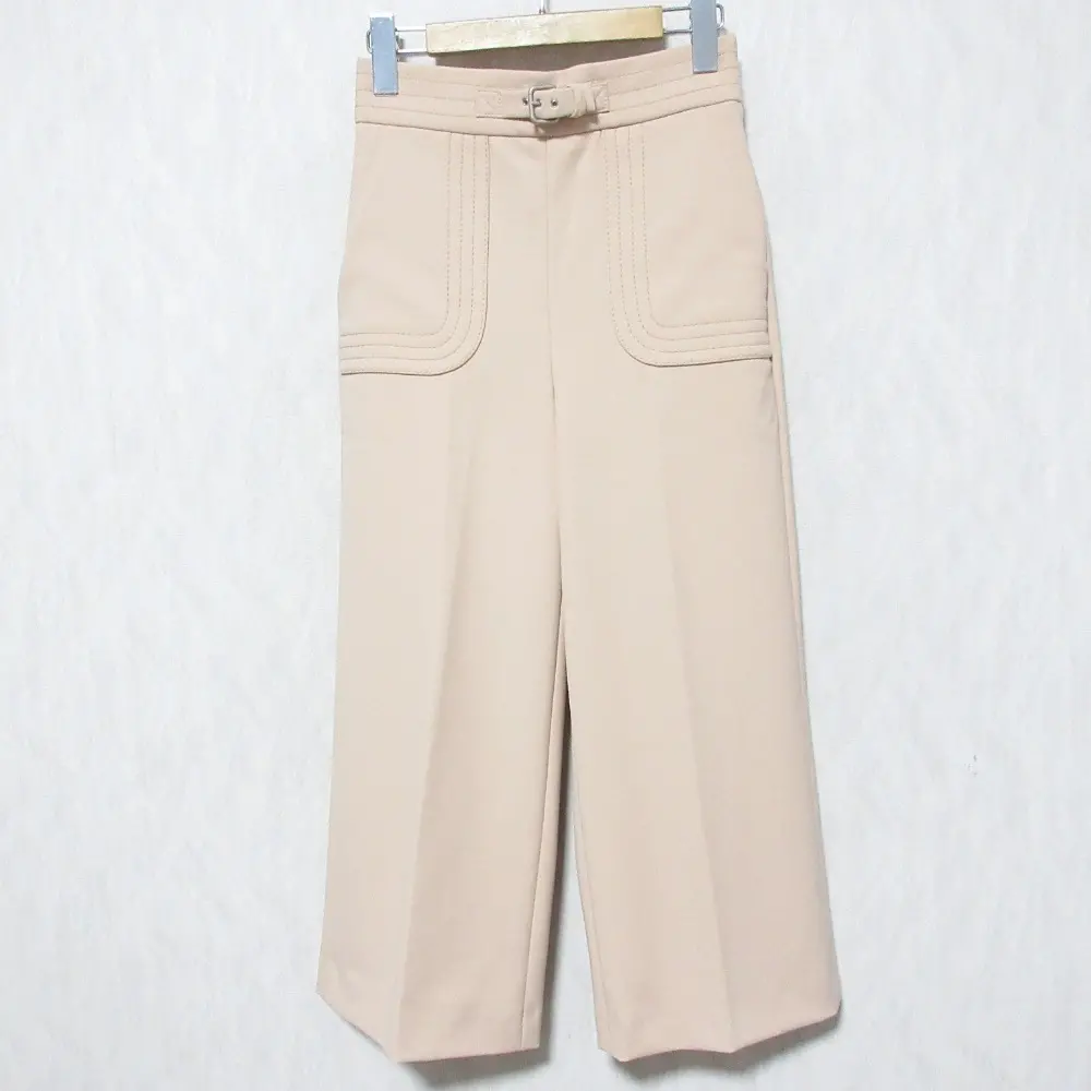 RED VALENTINO レッドヴァレンティノ ストレッチ パンツ 36 ピンクベージュ