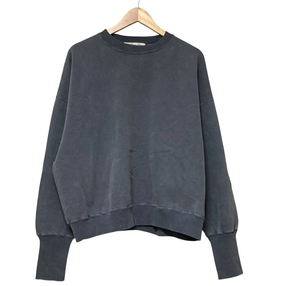 REMI RELIEF レミレリーフ ワイド プルオーバー スウェット トレーナー サイズF ブルーグレー