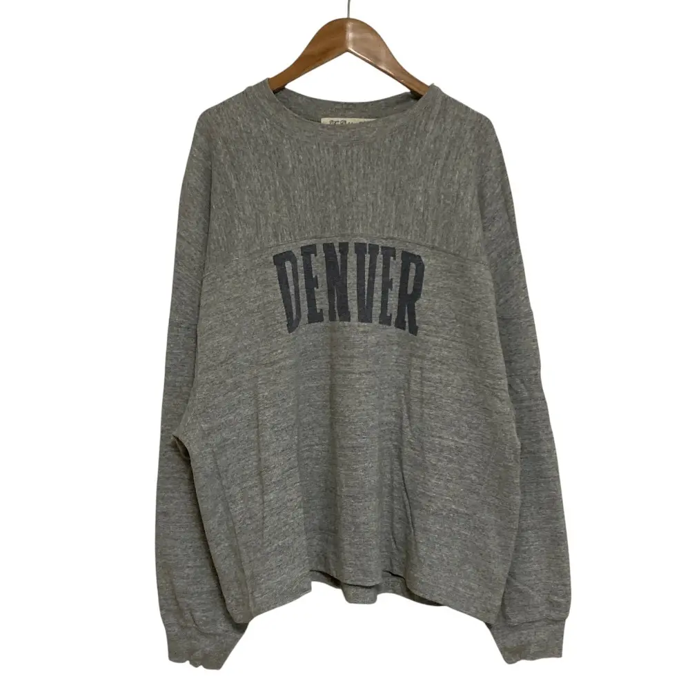 REMI RELIEF レミレリーフ DENVER FOOT BALL ロングスリーブ Tシャツ カットソー サイズM グレー