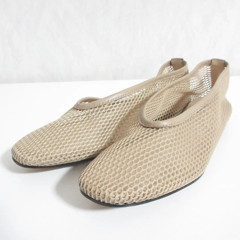 REMME レメ メッシュ フラットパンプス 26093210002710 37 ベージュ