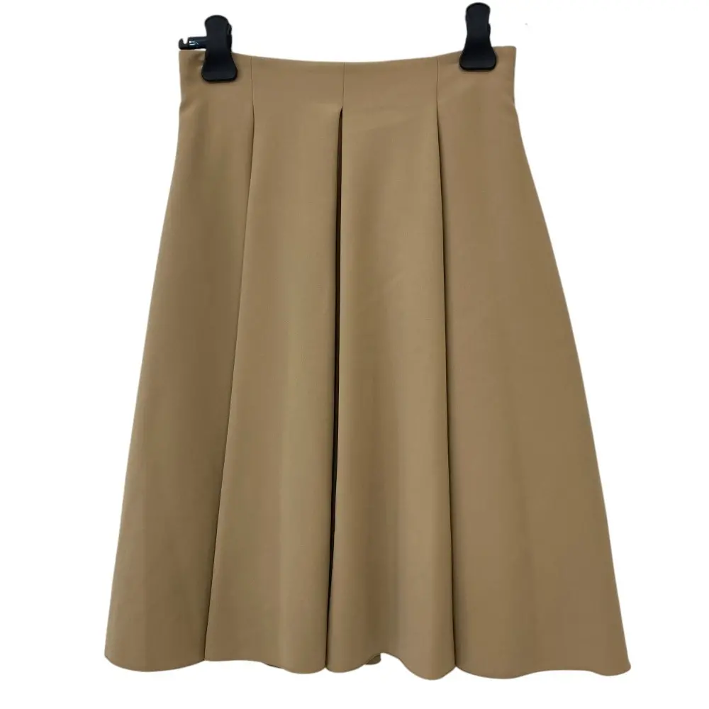 Rene Basic ルネベーシック ストレッチ タック フレアスカート 5944050 38 ベージュ