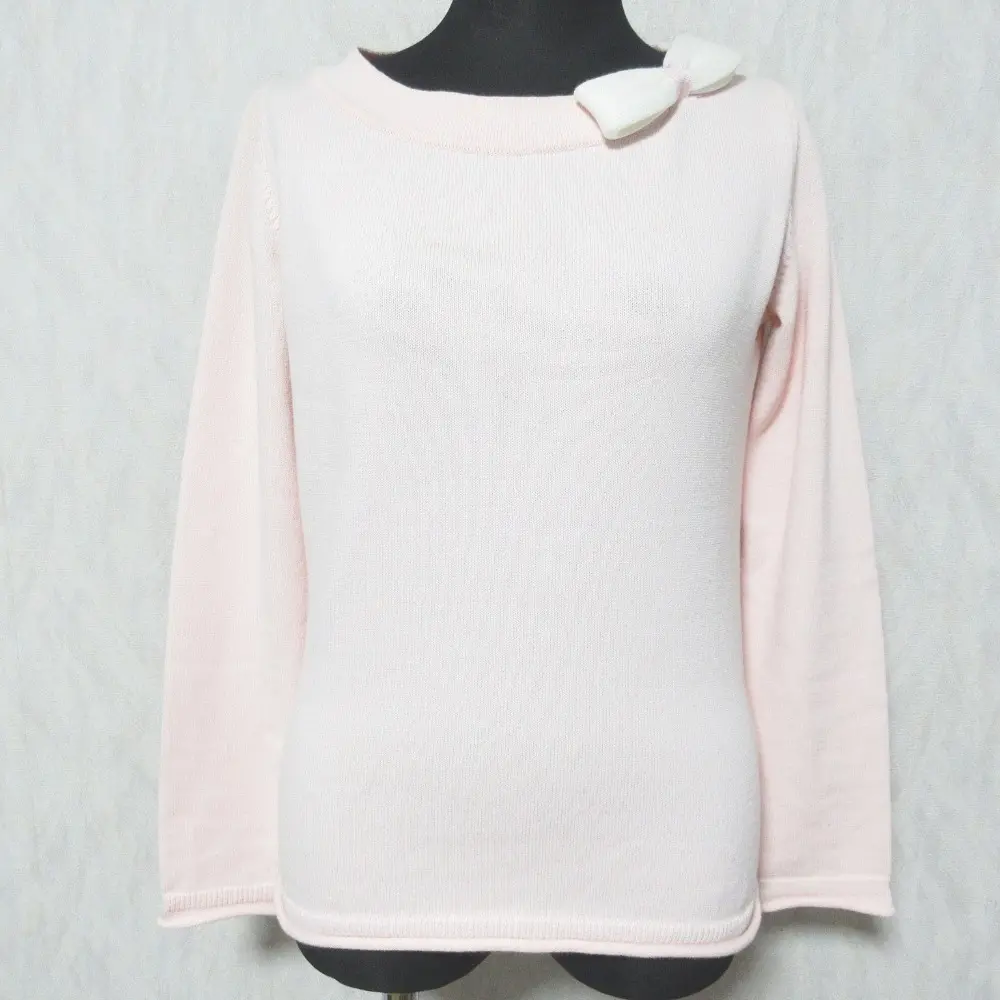 Rene ルネ リボン ニット セーター 6612700 34 ピンク