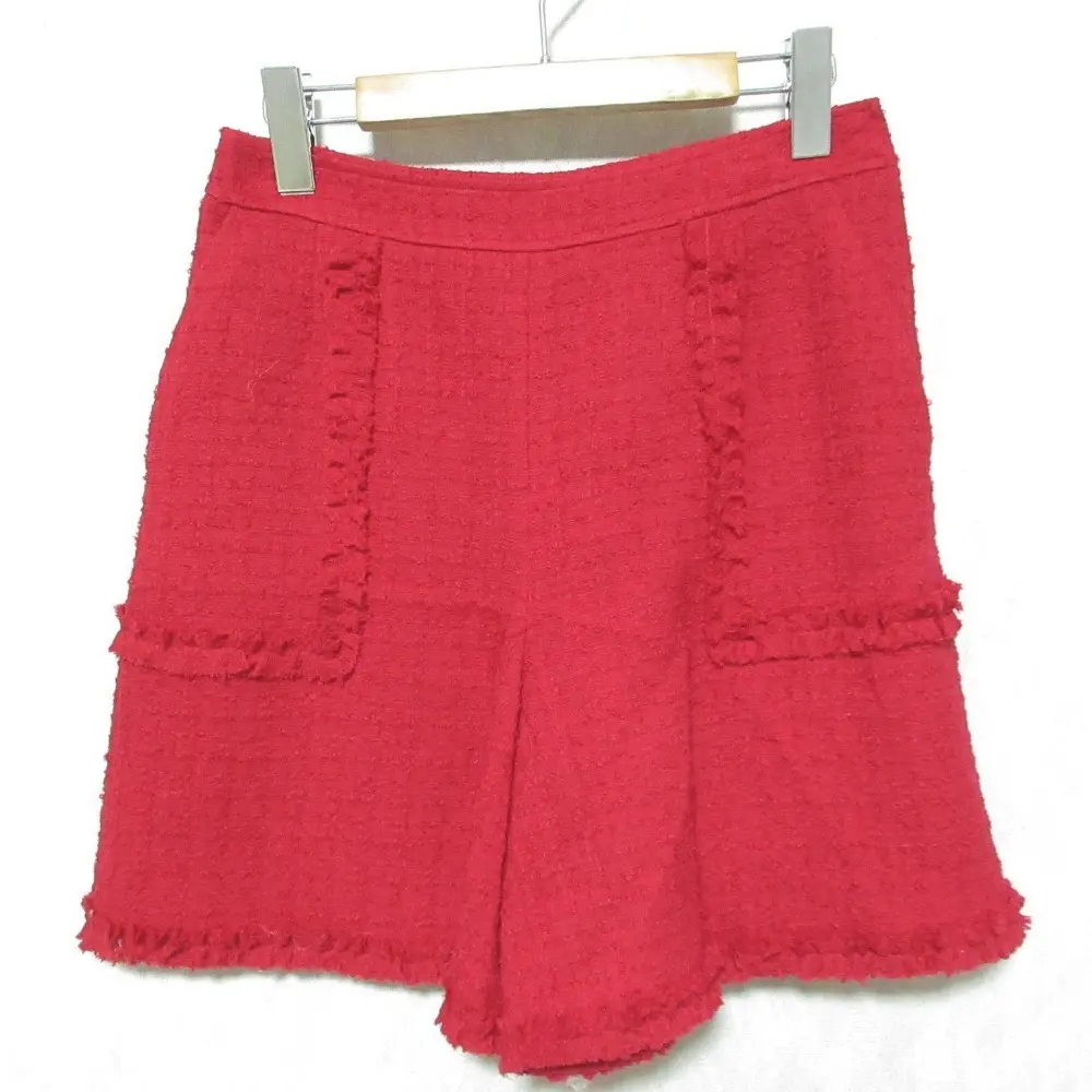 Rene ルネ ツイード ショートパンツ 6945110 サイズ36 レッド