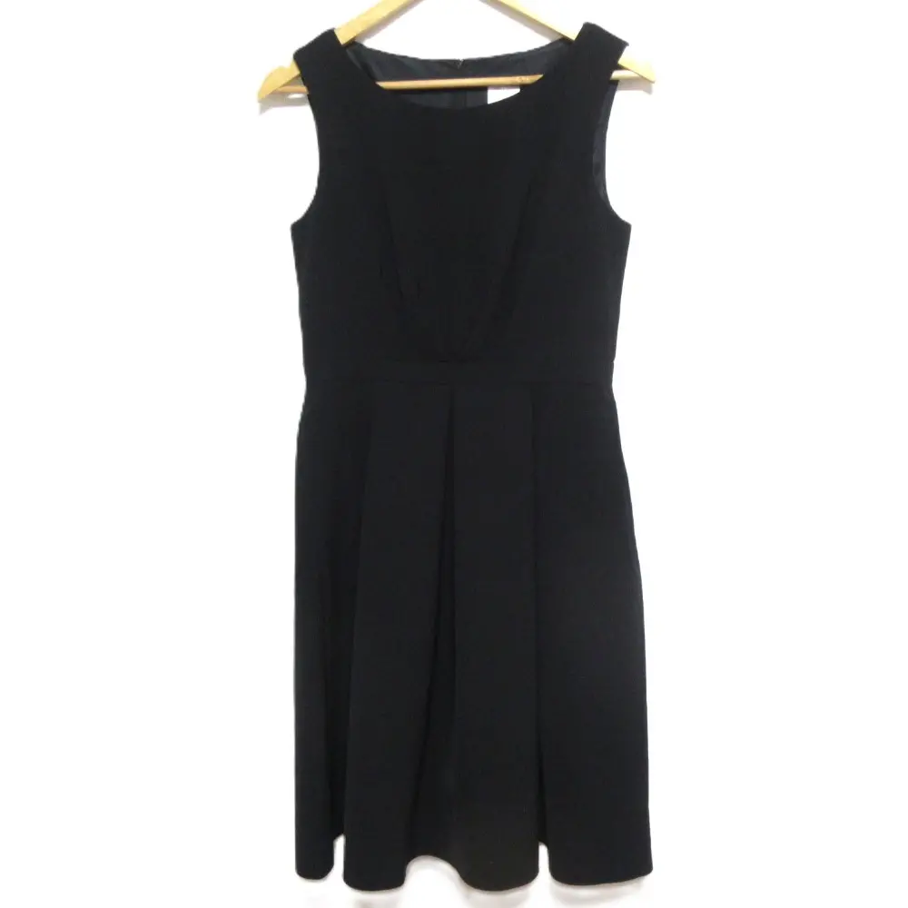 Rene basic ルネベーシック ストレッチ ノースリーブ ワンピース サイズ36 ブラック