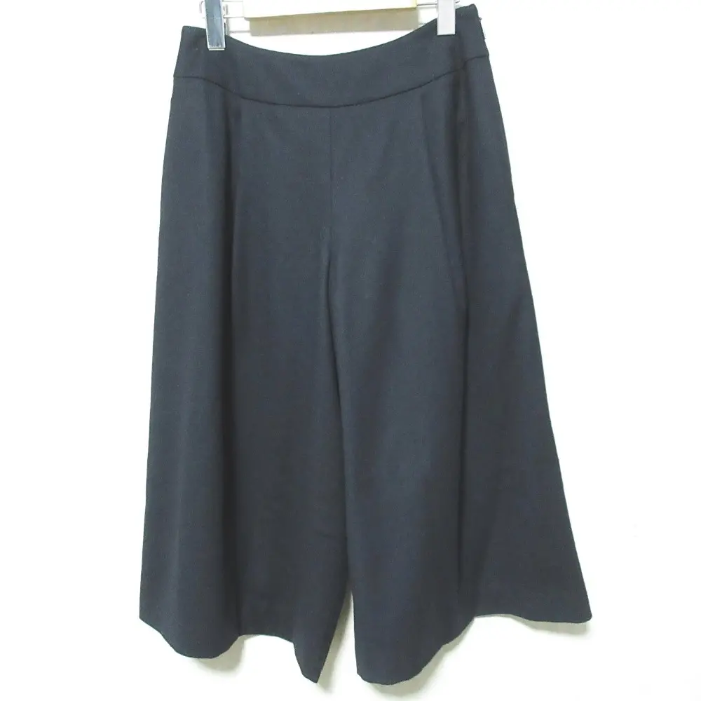Rene ルネ ウール ガウチョパンツ サイズ38 ネイビー