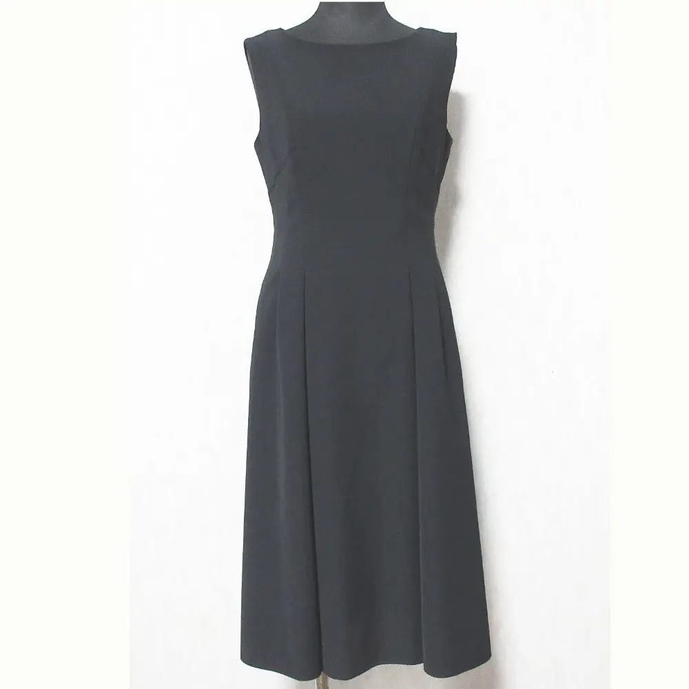 Rene basic ルネベーシック ノースリーブ ワンピース サイズ34 ブラック