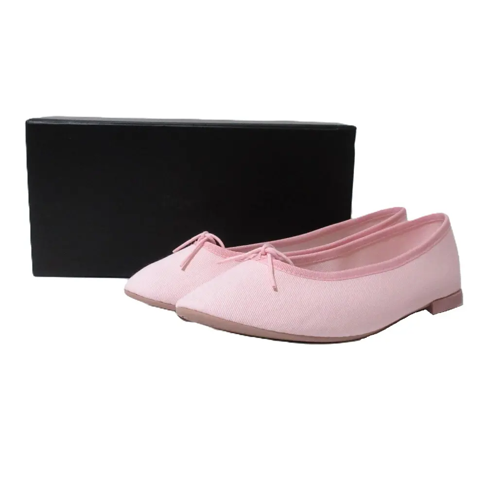 repetto レペット Lili Haute Ballerina リボン バレエシューズ フラット パンプス サイズ38.5 約24.5cm ピンク