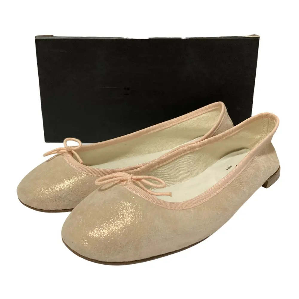 repetto レペット Camille スエードレザー バレエシューズ フラットパンプス サイズ40 25.5cm相当 ピンク