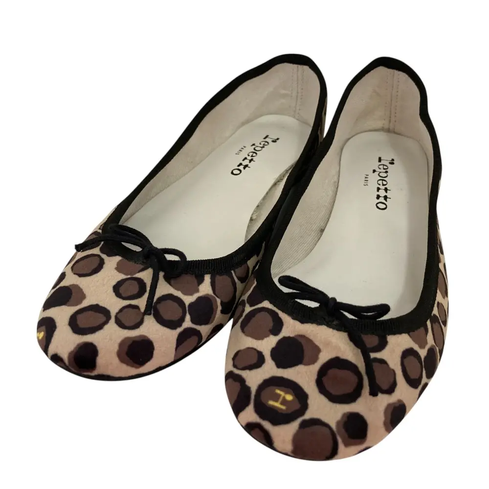 repetto レペット レオパード柄 バレエシューズ フラットパンプス サイズ36 23cm相当 ブラウン