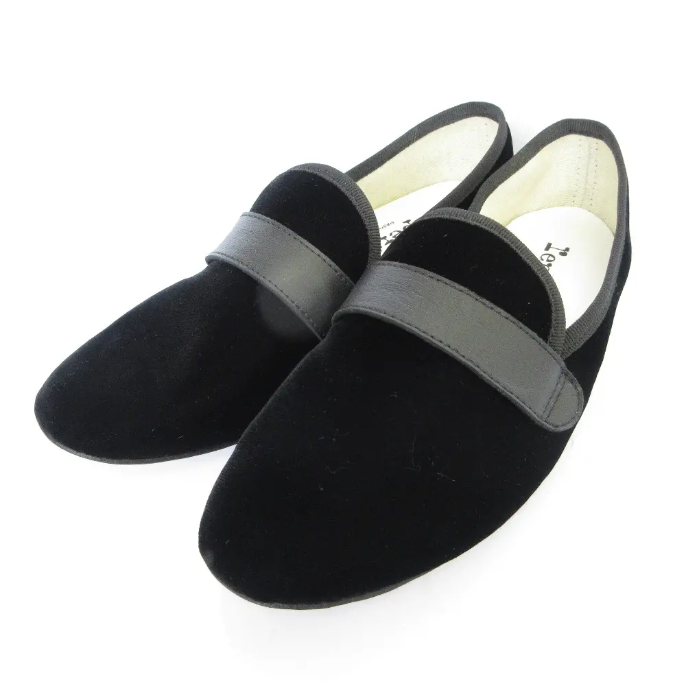 repetto レペット マイケル ベロアローファーシューズ オペラシューズ  サイズ35 22cm相当 ブラック 
