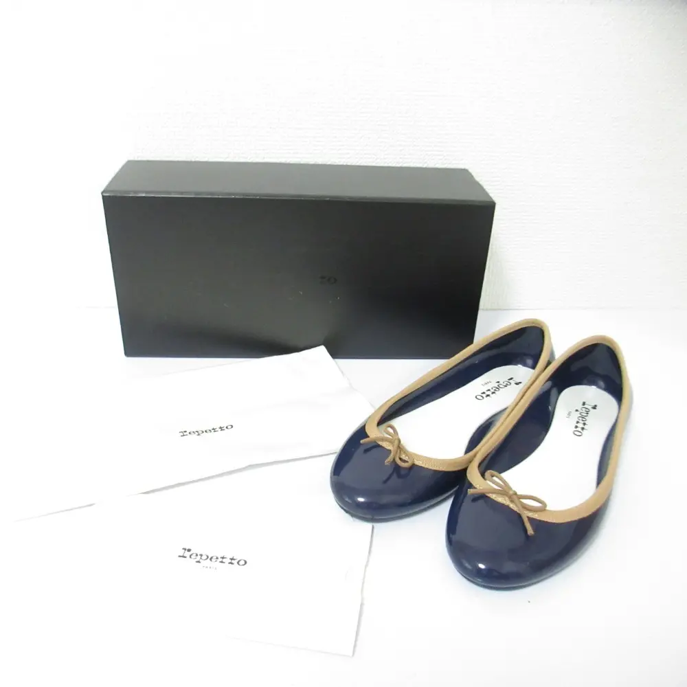 Repetto レペット サンドリオン ベイビー レイン バレエシューズ 36 約22.5cm ネイビーの買取実績【2025年6月買取】