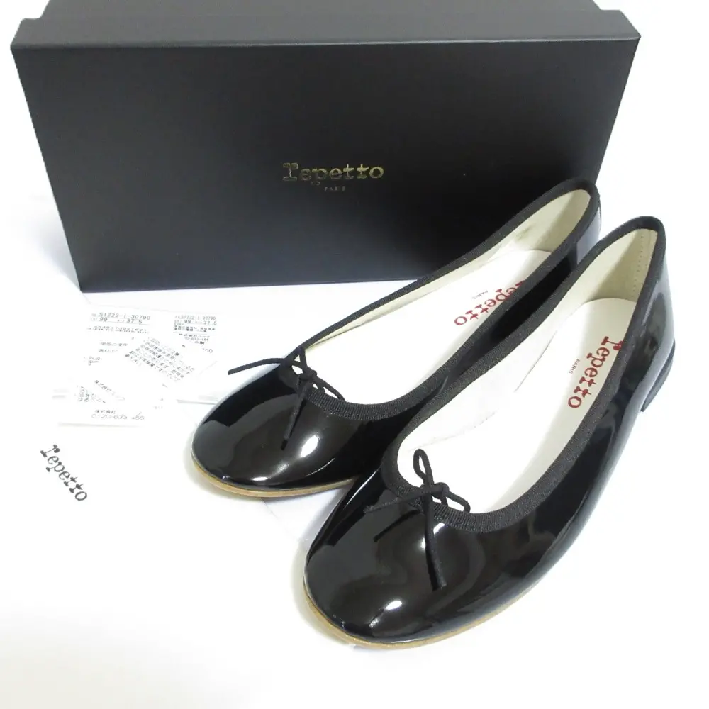 repetto レペット LILI BALLVEG AD ローヒール バレエパンプス V1790SKINE サイズ37.5 24cm相当 ブラック