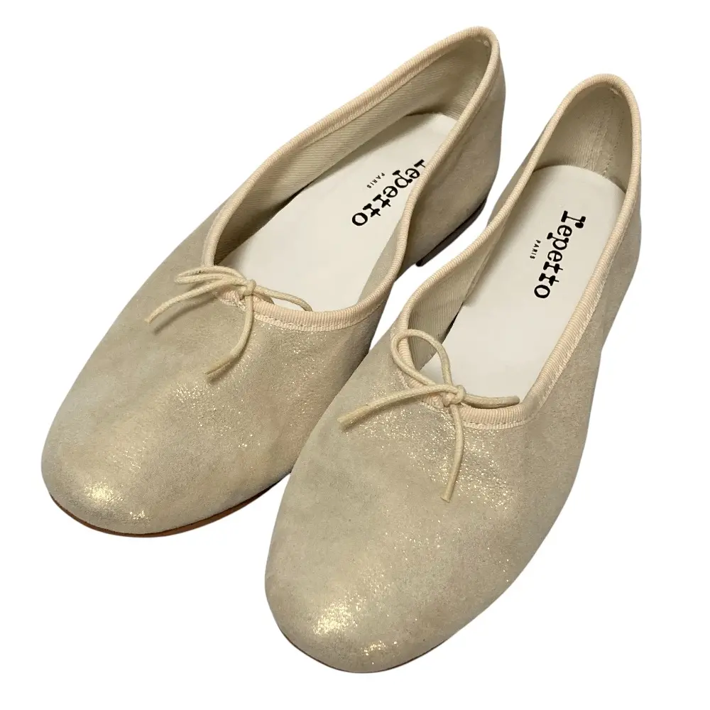 Repetto レペット MANON バレエシューズ フラットシューズ サイズ39 約25cm メタリックカラー