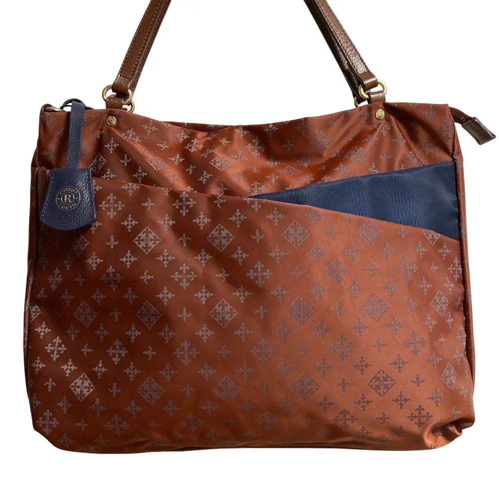 russet ラシット ルミネ限定 モノグラム 2WAY トートバッグ ショルダーバッグ レッドブラウン