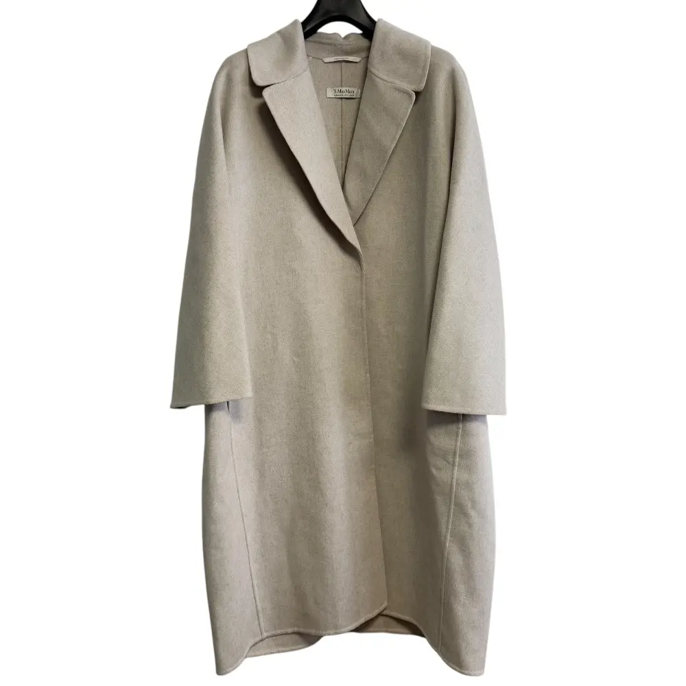 S Max Mara エスマックスマーラ クチートアマーノ ダブルフェイス チェスターコート 36 ベージュ