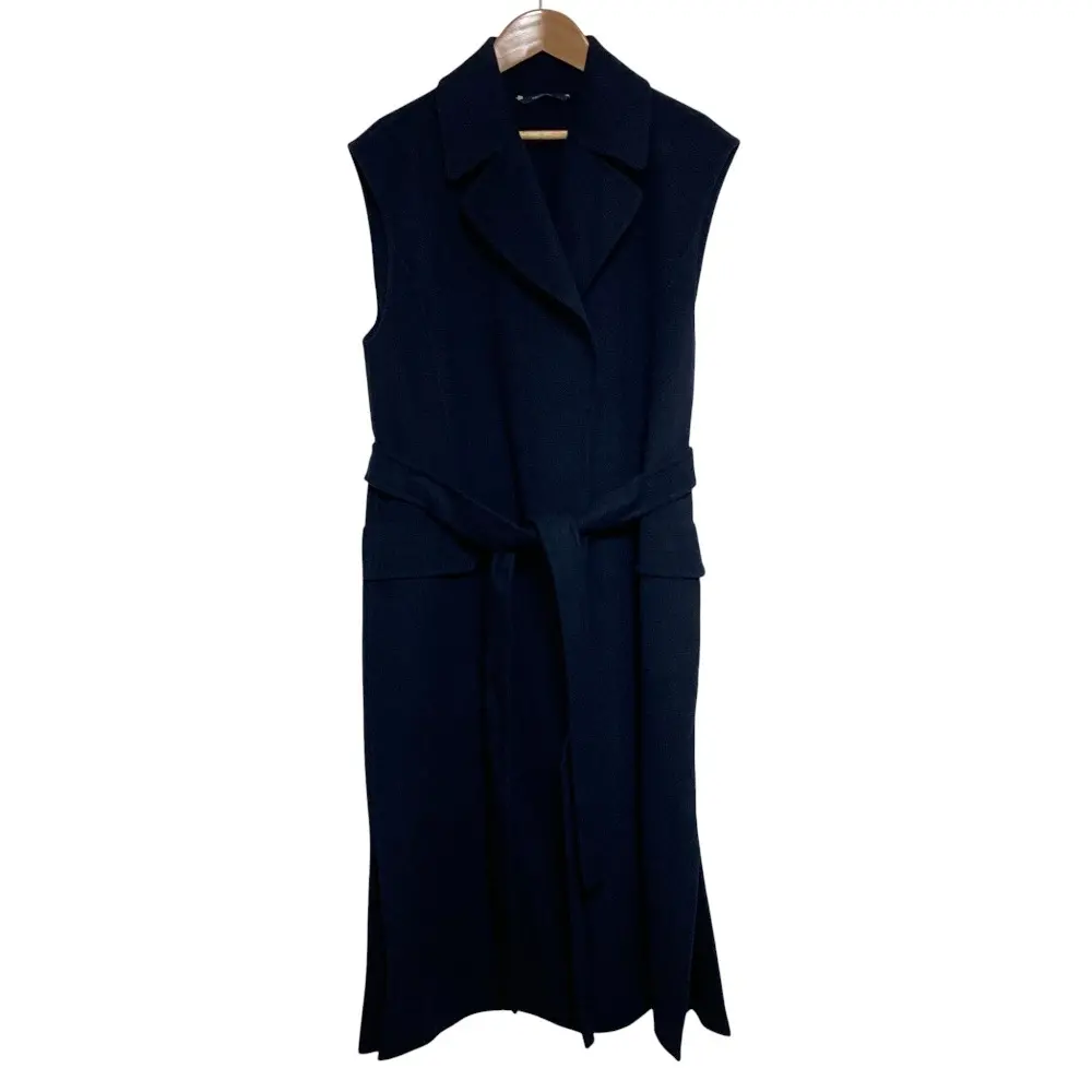 23AW S’ Max Mara エスマックスマーラ リバー ロングジレ 23927604336 サイズ40 ネイビー