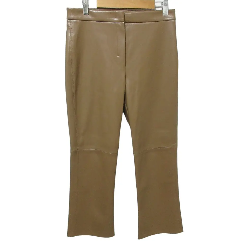 25SS S Max Mara エスマックスマーラ エコレザーパンツ 2519781041 S ブラウン