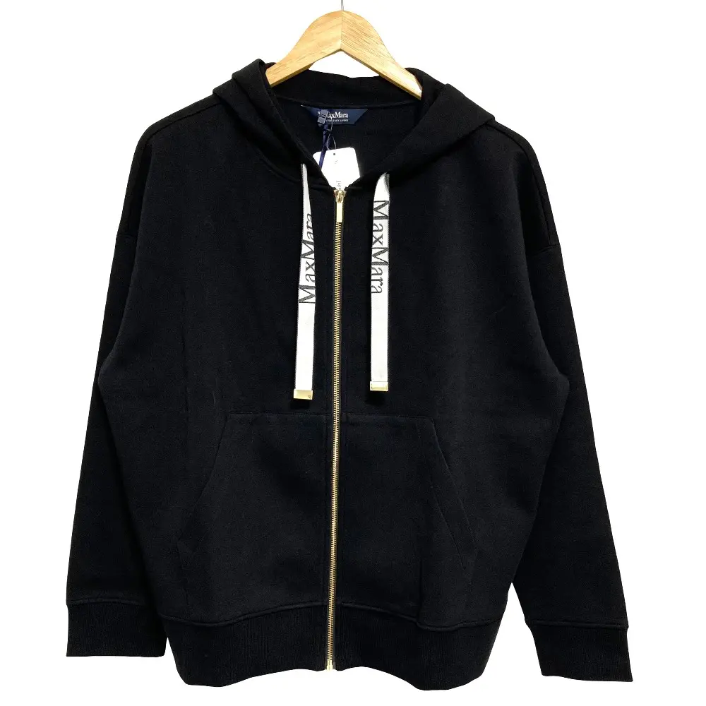 26SS 'S Max Mara エスマックスマーラ SMMJOUR ジップパーカー 2619921031 Sサイズ ブラック