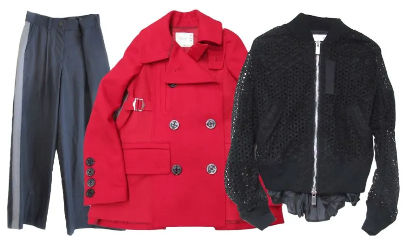 「sacai(サカイ)」の近年アイテムは高価買取のポイントが高いです。