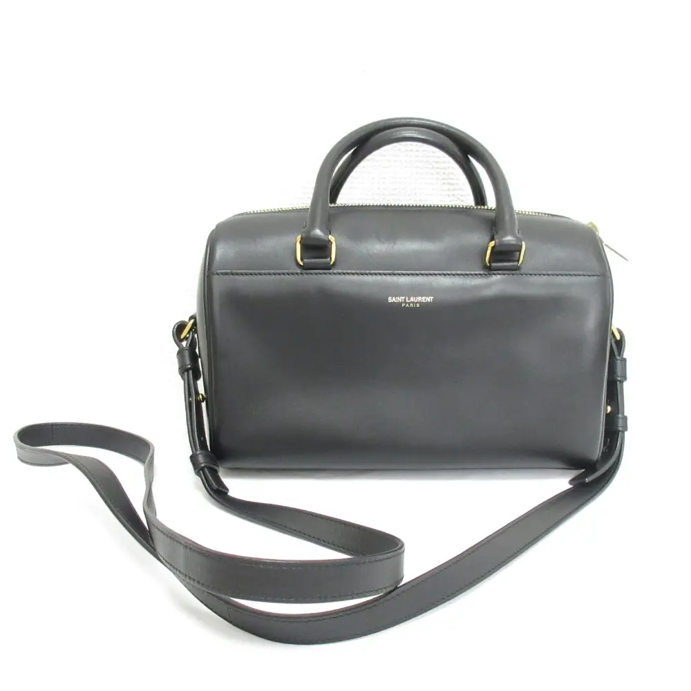 SAINT LAURENT PARIS サンローランパリ ベイビーダッフル 2way ハンドバッグ ショルダーバッグ 330958 ブラック