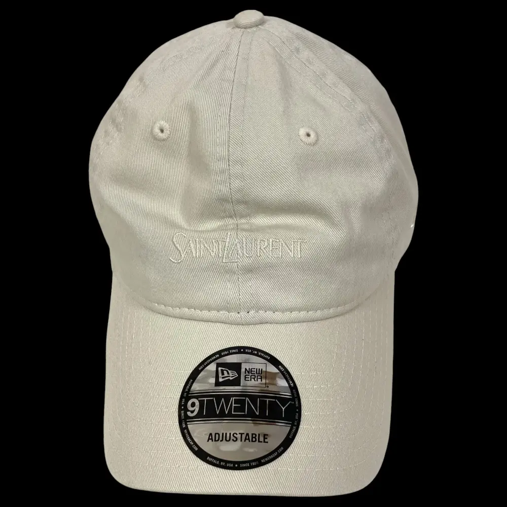Saint Laurent New Era サンローラン ニューエラ ベースボールキャップ 56-62cm オフホワイト