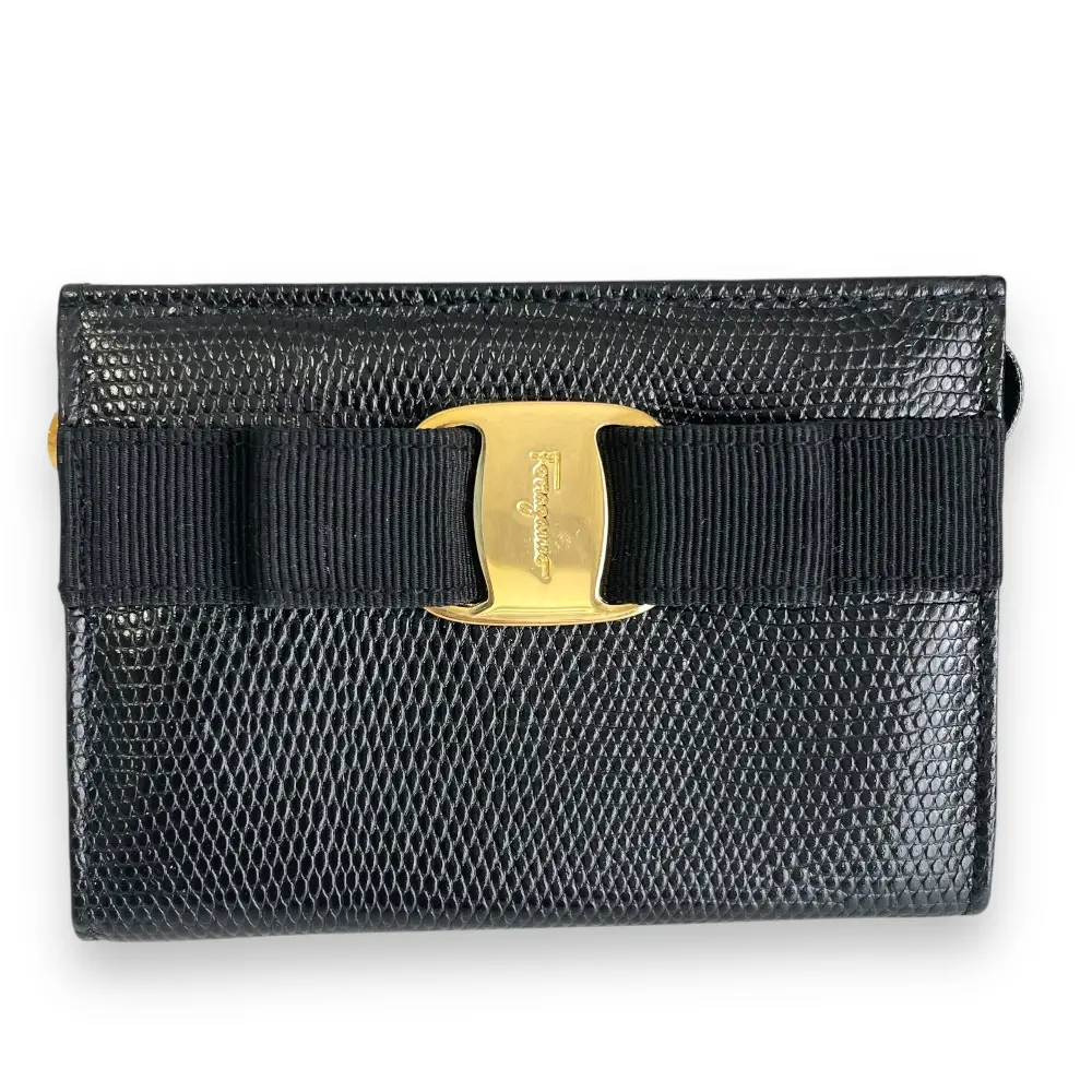 【美品】サルヴァトーレ フェラガモ ヴァラ リボン レザー 5 1/2 Salvatore Ferragamo サルヴァトーレフェラガモ ヴァラ リボン レザー