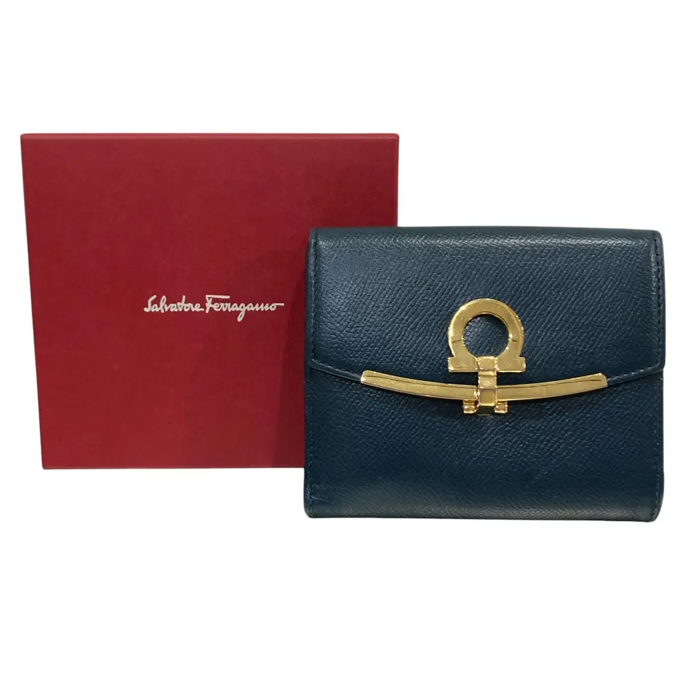 Salvatore Ferragamo サルヴァトーレフェラガモ ヴァラ リボン レザー