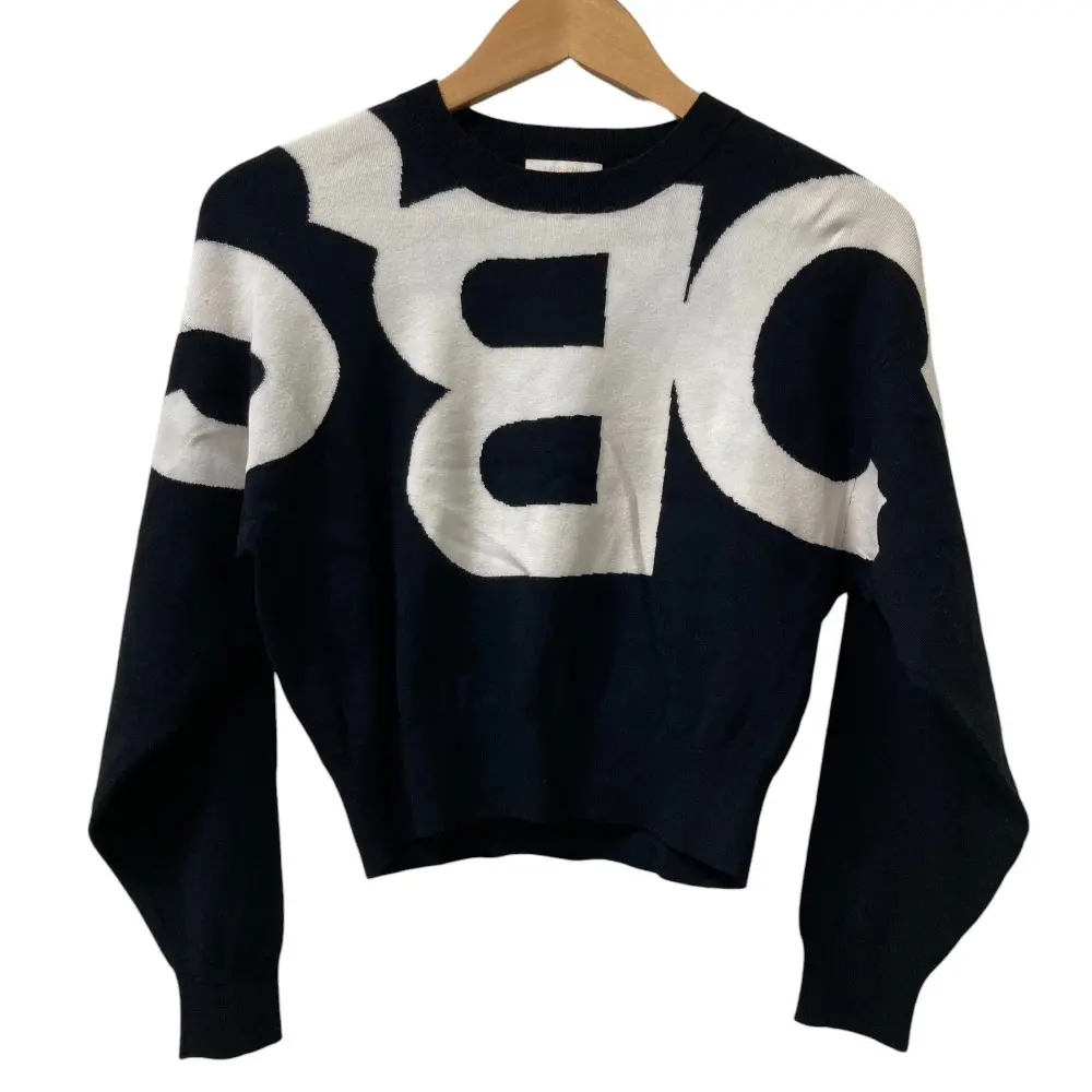 SEE BY CHLOE シーバイクロエ 長袖 ニットカットソー XS ブラック