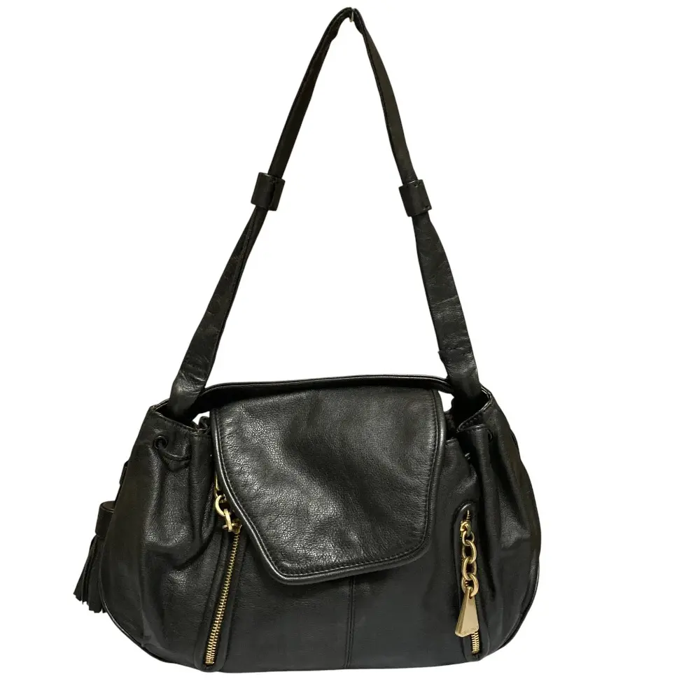 See By Chloe シーバイクロエ CHERRY チェリー レザー タッセルチャーム ショルダーバッグ ブラック