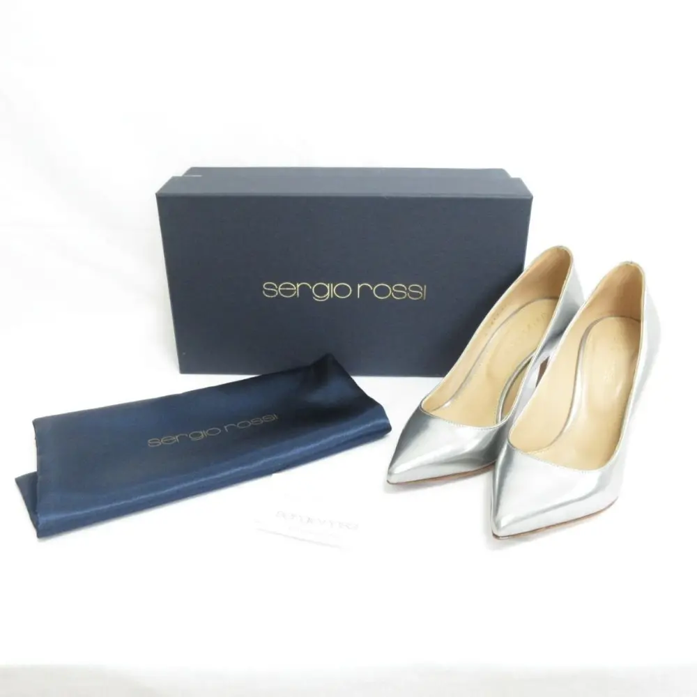 sergio rossi セルジオロッシ GODIVA スエード ポインテッドトゥ