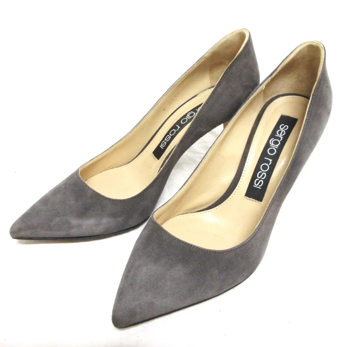 sergio rossi SR1 グレー フラットシューズ A83120MMVR13470.1000.1.H1.jpg