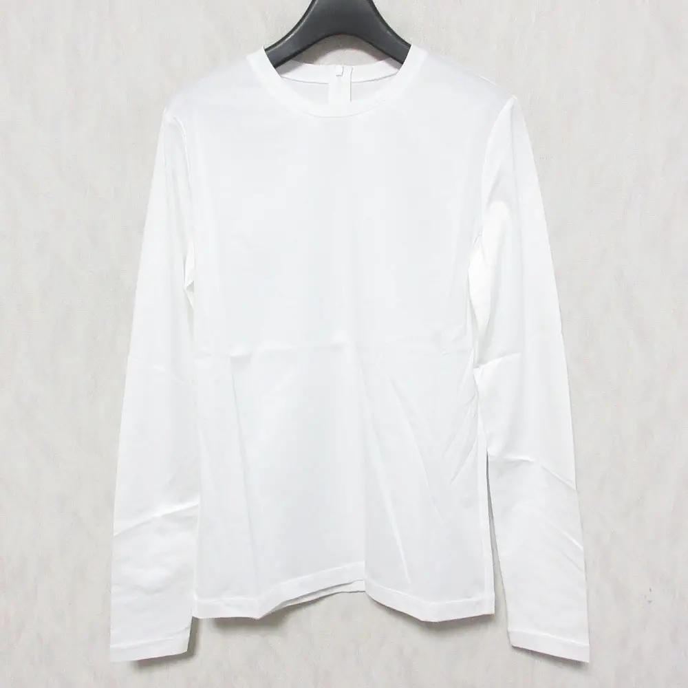 SHE TOKYO シートーキョー Brigitte クルーネック 長袖 ドレスTシャツ カットソー S-CS-24 1 ホワイト