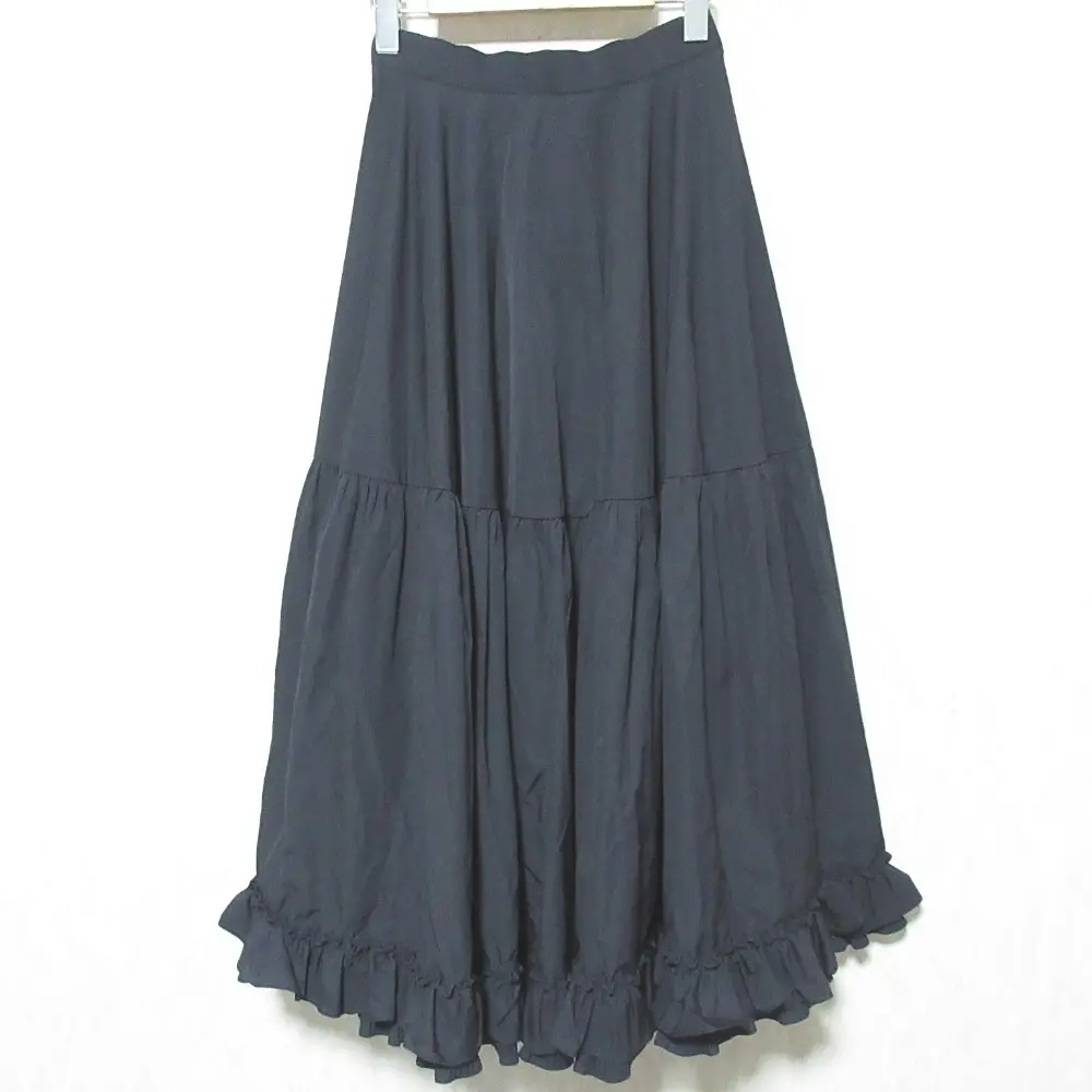 23SS Sov. ソブ ダブルスタンダードクロージング サマーブロードマキシスカート 0302-031-232 36 ネイビーの買取実績【2025年1月買取】