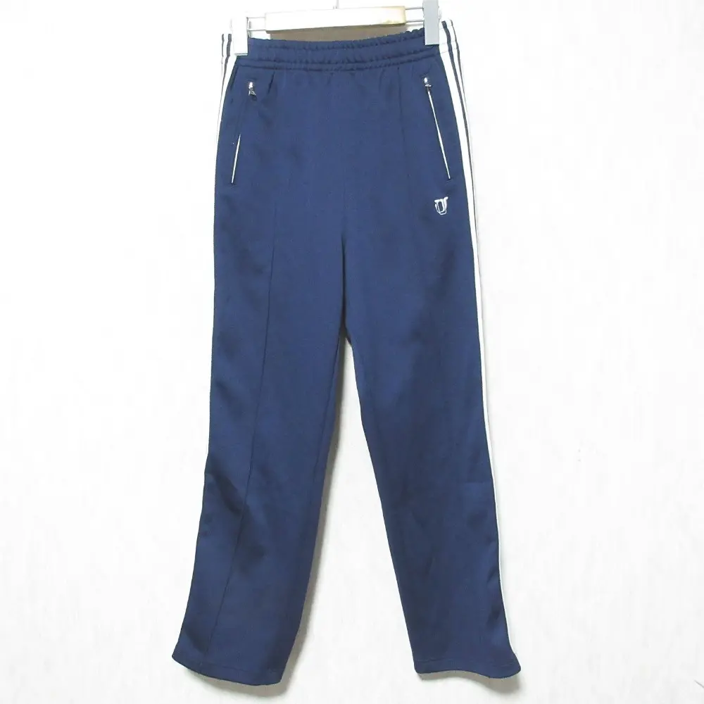 24AW U by SPICK&SPAN ユーバイスピックアンドスパン セミワイドトラックパンツ 24030212500040 36 ネイビー