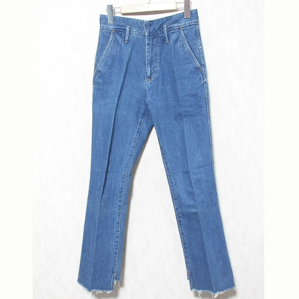 5 1/2 Spick & Span スピックアンドスパン BEAUTY-LINE SLIT DENIM3 カットオフ フレアジーンズ サイズ27 ブルーの買取実績【2025年6月買取】