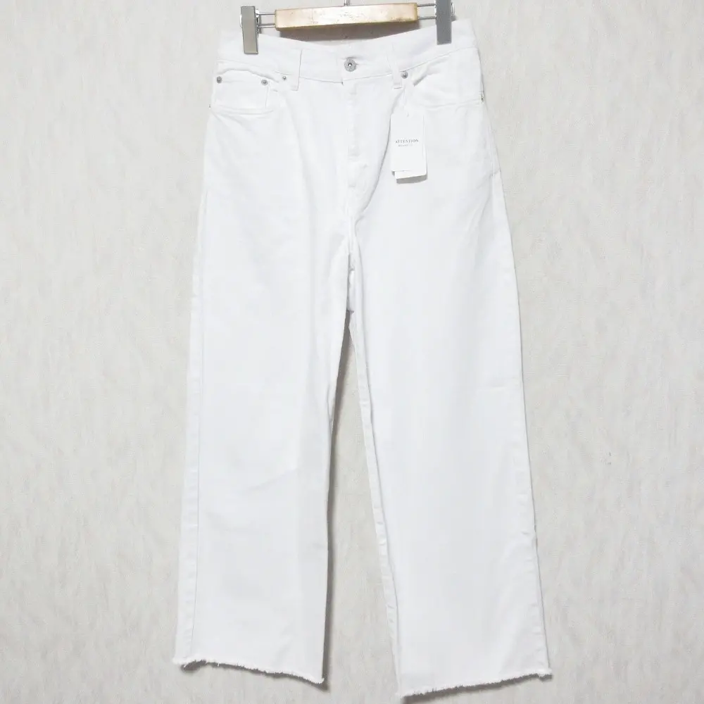 24SS Spick & Span スピックアンドスパン ガーメントダイ ルーズフィットパンツ 24030200304010 38 ホワイト