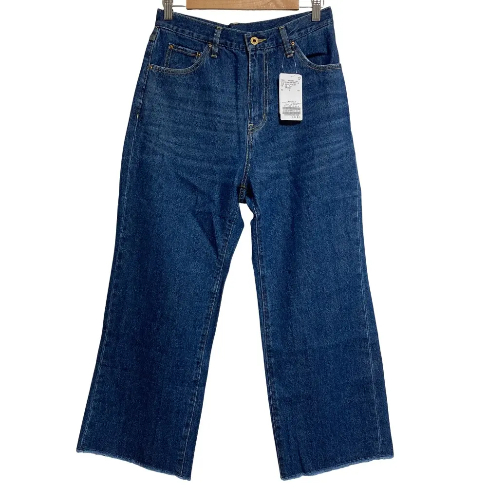25SS 5 1/2 Spick and Span スピックアンドスパン クロップドデニムパンツ 25030200205010 サイズ29 ブルー