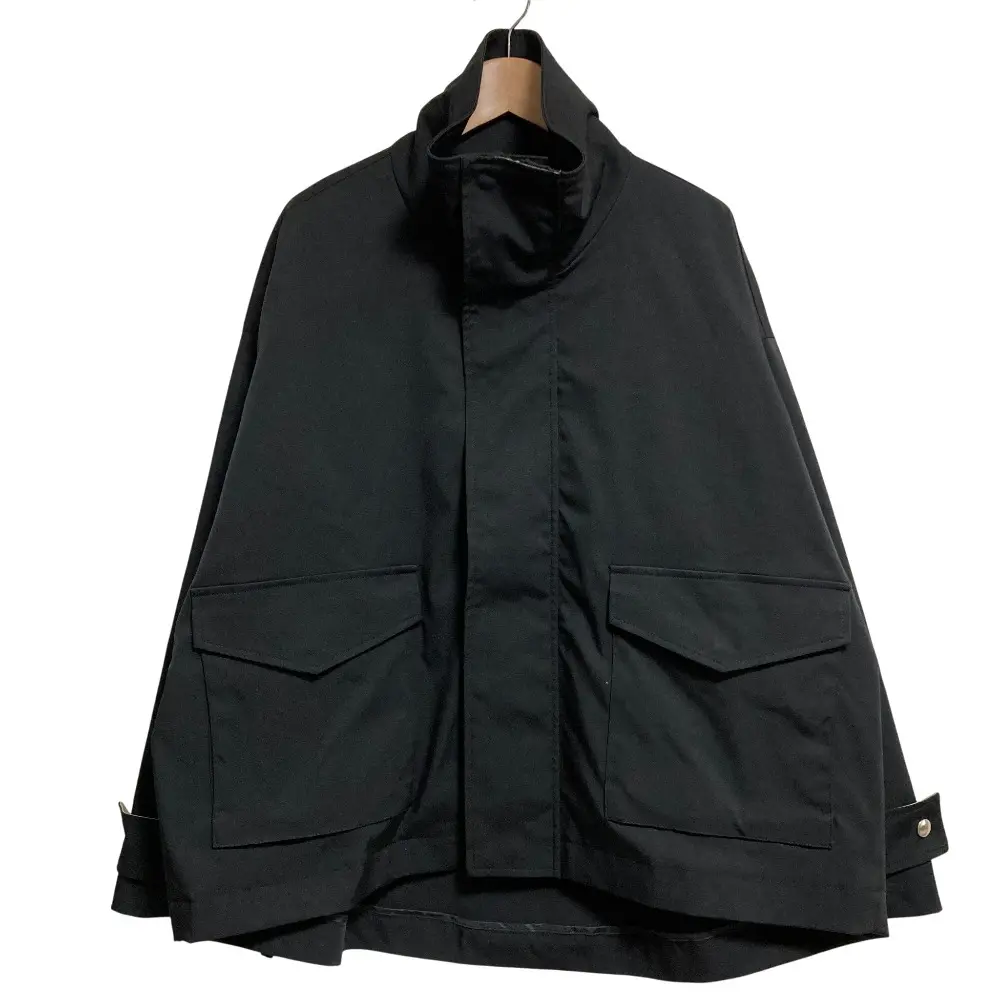 24AW Spick & Span スピックアンドスパン スタンドカラーショートブルゾン ジャケット サイズ36 ブラック