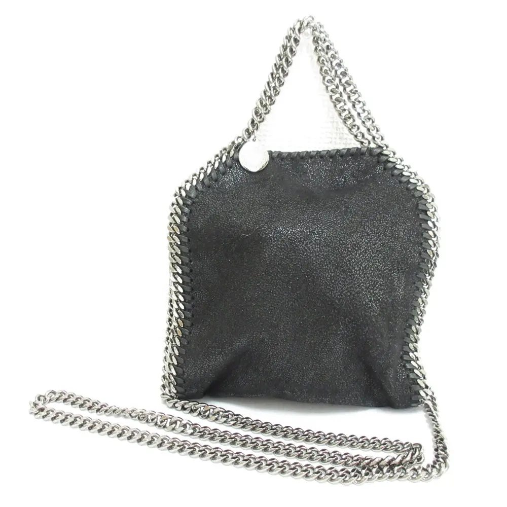 Stella McCartney ステラマッカートニー TINY FALABELLA ファラベラ チェーン ミニ ショルダーバッグ ブラック
