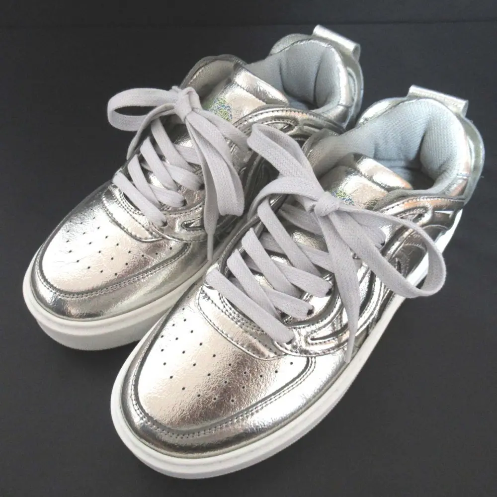 Stella McCartney ステラマッカートニー S-Wave 1 Sneakers エスウェーブ レザー ローカット スニーカー 35 22cm相当 シルバー