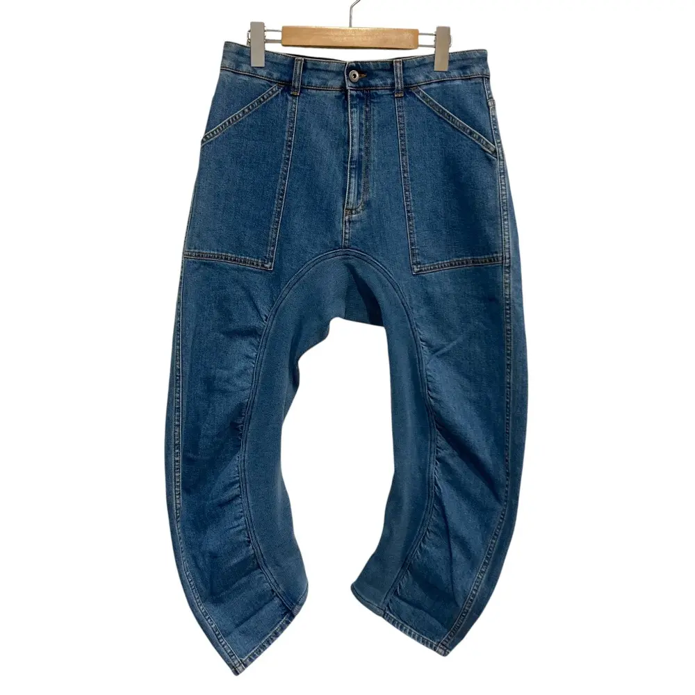 STELLA McCARTNEY ステラマッカートニー ストレッチ サルエル デニムパンツ ジーンズ 26 インディゴ