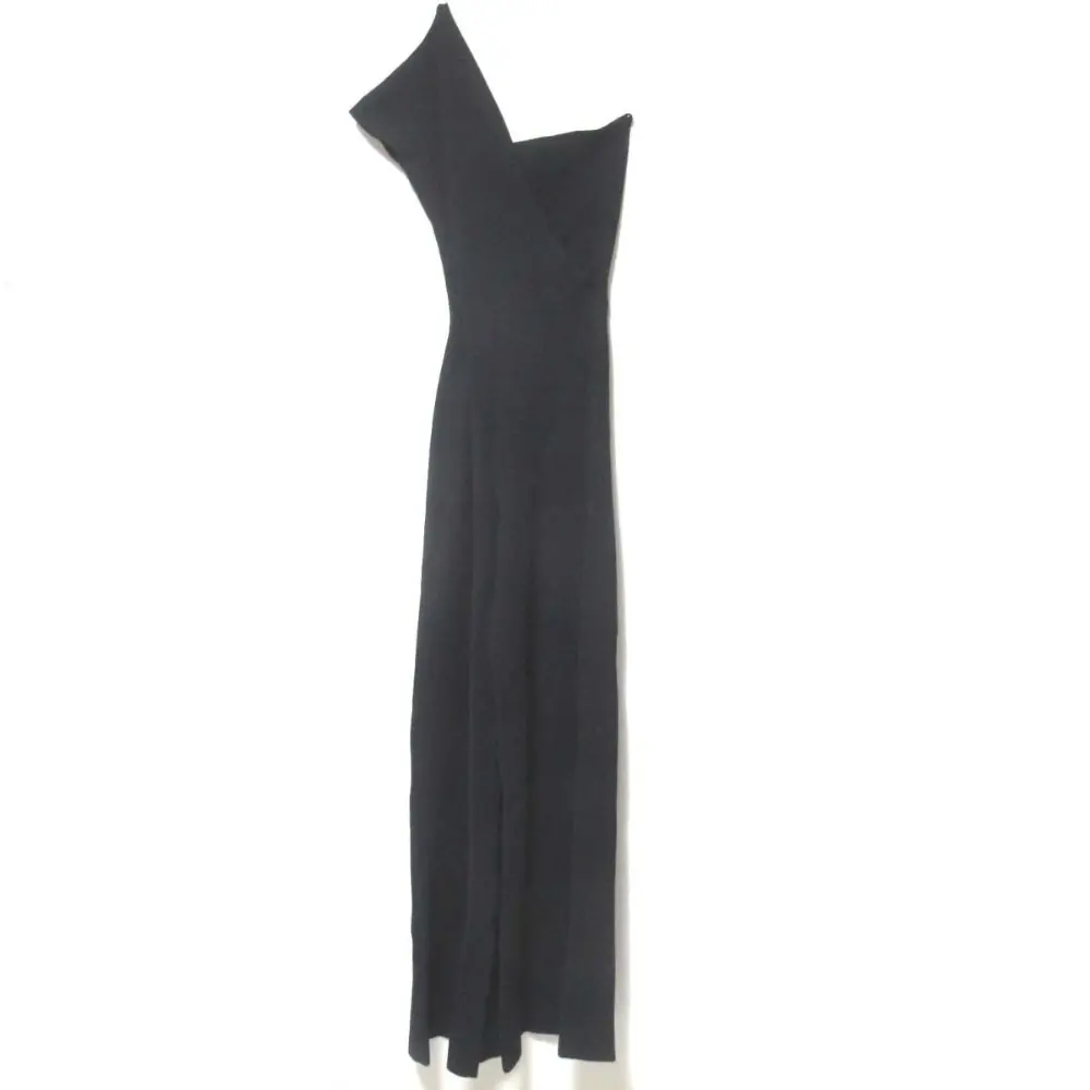 ステラマッカートニー アシンメトリー ワンショルダー ジャンプスーツ オールインワン サロペット 494811 S1850 34 ブラック