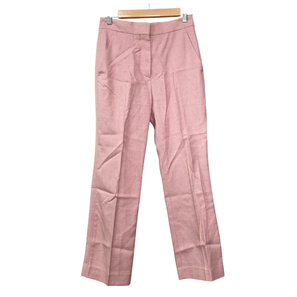 STELLA McCARTNEY ステラマッカートニー リネンブレンド スラックス ストレートパンツ 36 ピンク