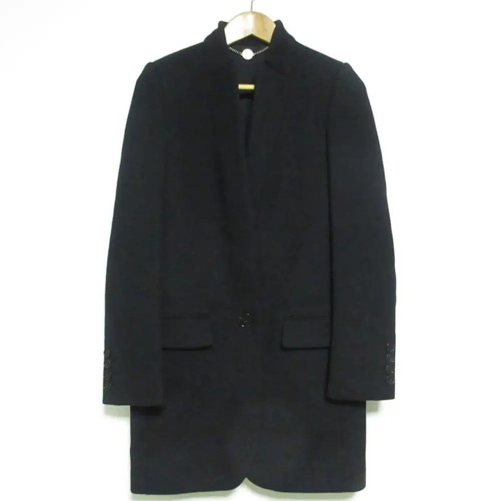 STELLA McCARTNEY ステラマッカートニー Bryce Coat ブライスコート チェスターコート 34 ブラック