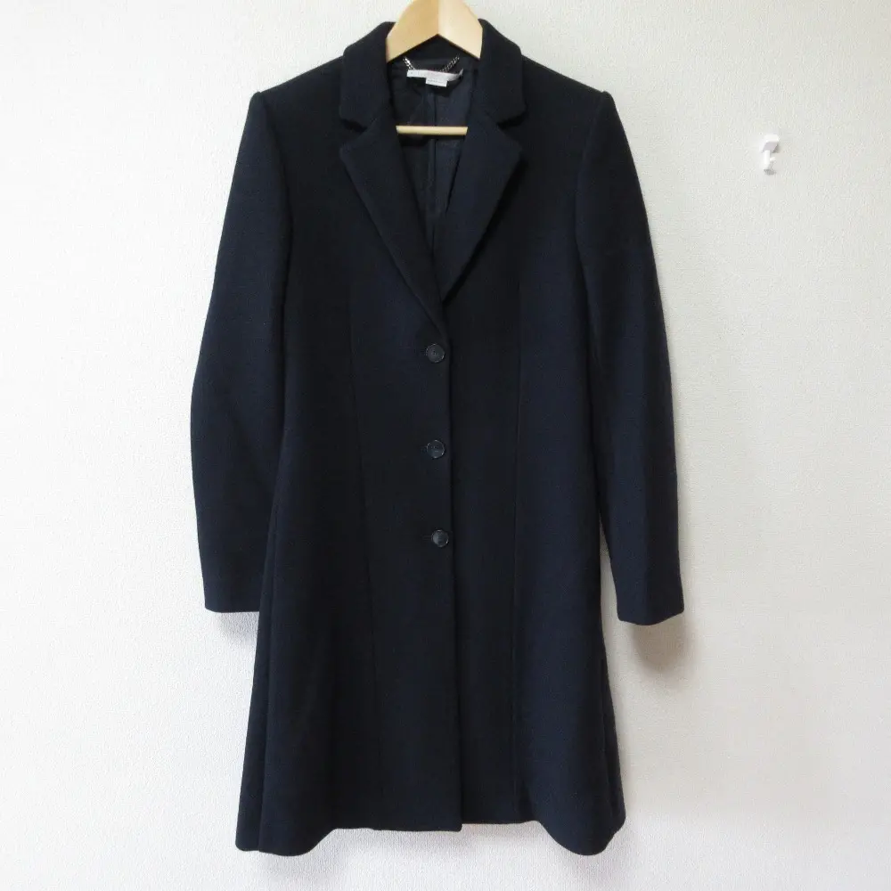 STELLA McCARTNEY ステラマッカートニー ウール チェスターコート 36 ネイビーの買取実績【2025年2月買取】